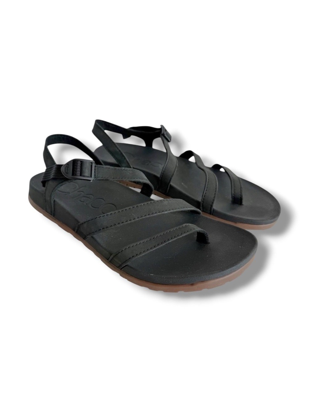 Chaco Lowdown Strappy Sandal Black Adjustable Outdoor Hiking Sandals Size 10
